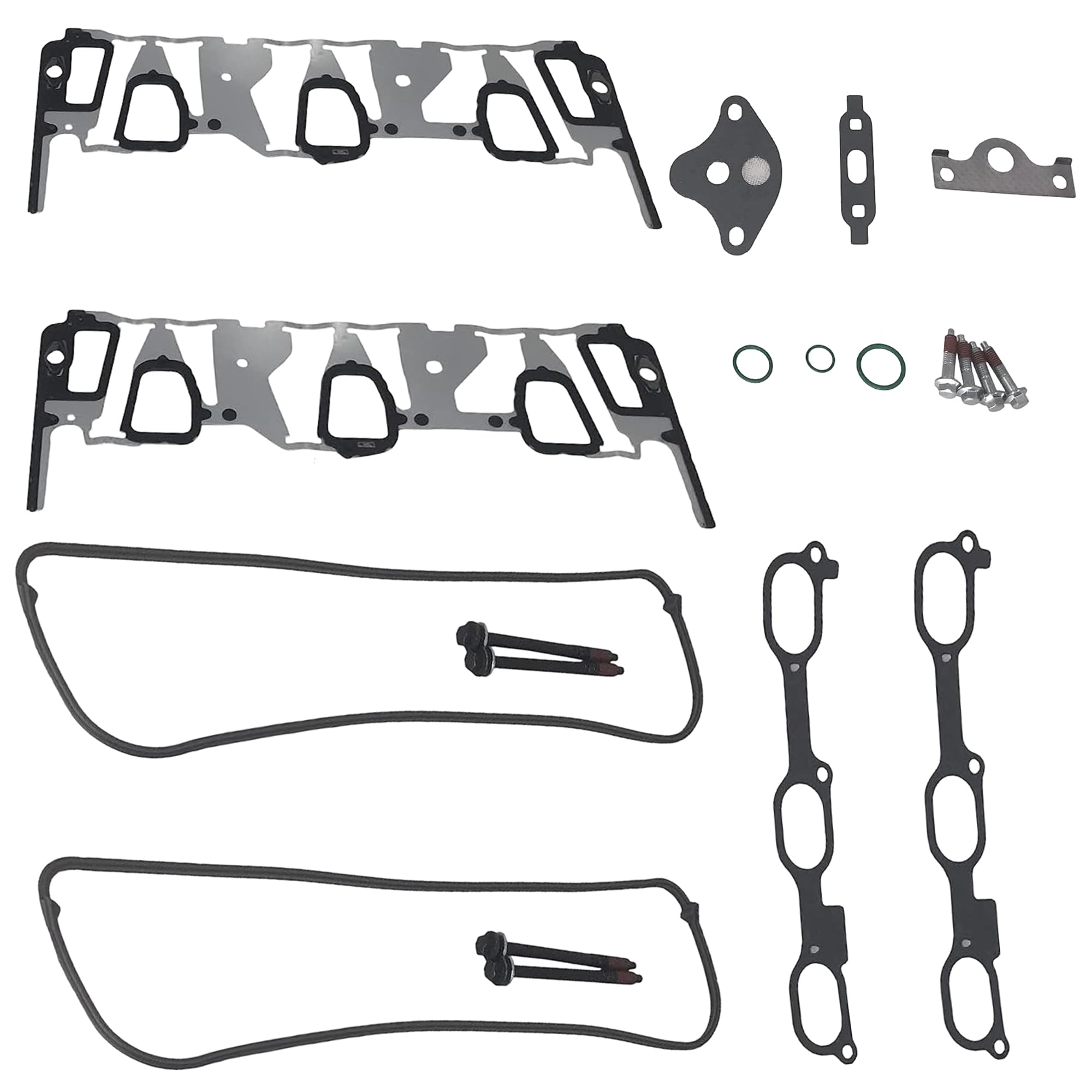 Partsflow Intake Manifold Gasket Set for Buick, Chevy, Olds,Pontiac