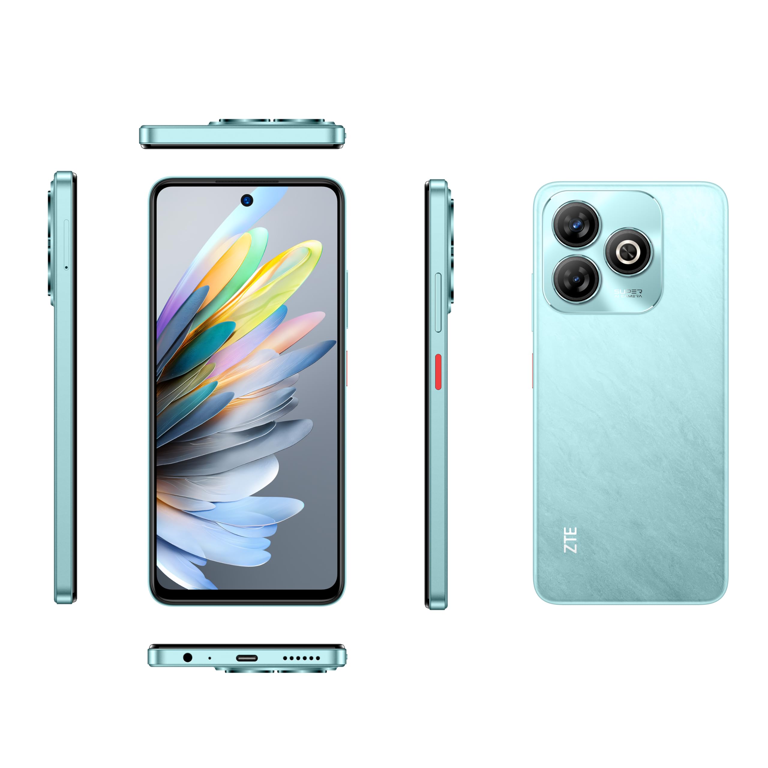 ZTE Blade A75 アイスブルー スマホ本体 アンドロイド ケース付き ZTE Smartphone Blade A75 4GB RAM 256GB : Amazon.com.be: Electronics