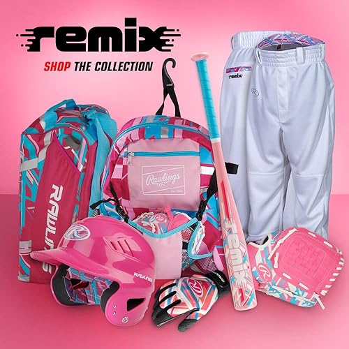 Miniatura 7 de Rawlings  Bolso de Equipo de Mochila REMIX  Béisbol T-Ball y Juvenil  Sóftbol  Rosa