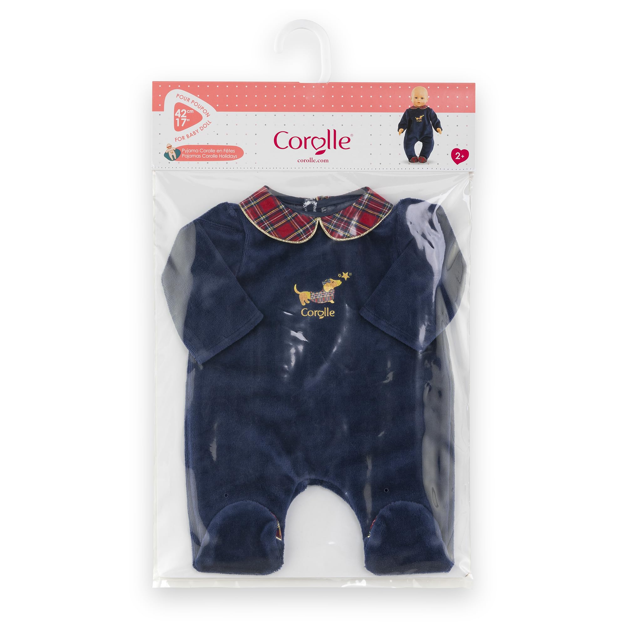 Corolle - Pyjama, Corolle en Fêtes, vêtement, pour Poupon 42cm, dès 2 Ans, 9000160190