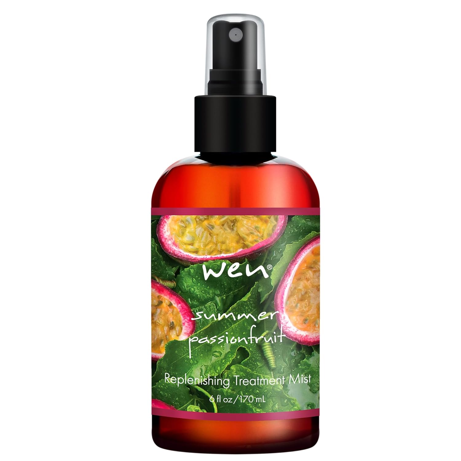 WEN by Chaz Dean Replenishing Treatment Mist for Women & Men - Hydrating Spray for Body & Hair, Lightweight Leave In Conditioner, Helps Frizz & Adds Shine - Summer Passionfruit, 6 fl oz (Pack of 1)