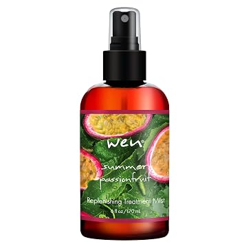 WEN by Chaz Dean Replenishing Treatment Mist for Women & Men - Hydrating Spray for Body & Hair, Lightweight Leave In Conditioner, Helps Frizz & Adds Shine - Summer Passionfruit, 6 fl oz Pack of 1