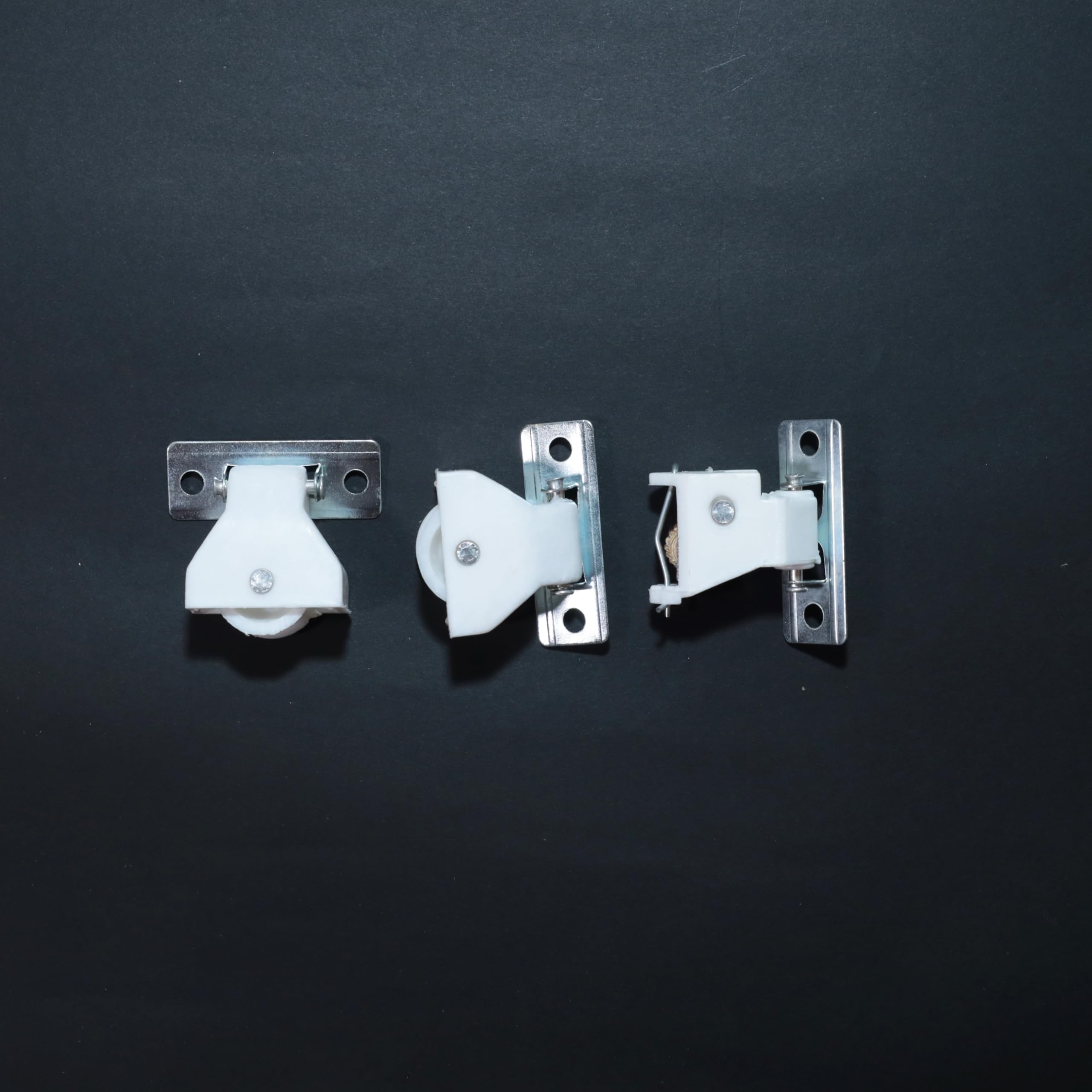 Plastic, Aluminium Chic Blind Control Unit Includes 2 Pulleys and Locking Unit with Screws & Wallplugs, White, Standard