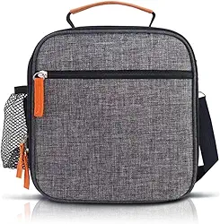 Lancheira Térmica Escola Marmita Junior (Cinza)