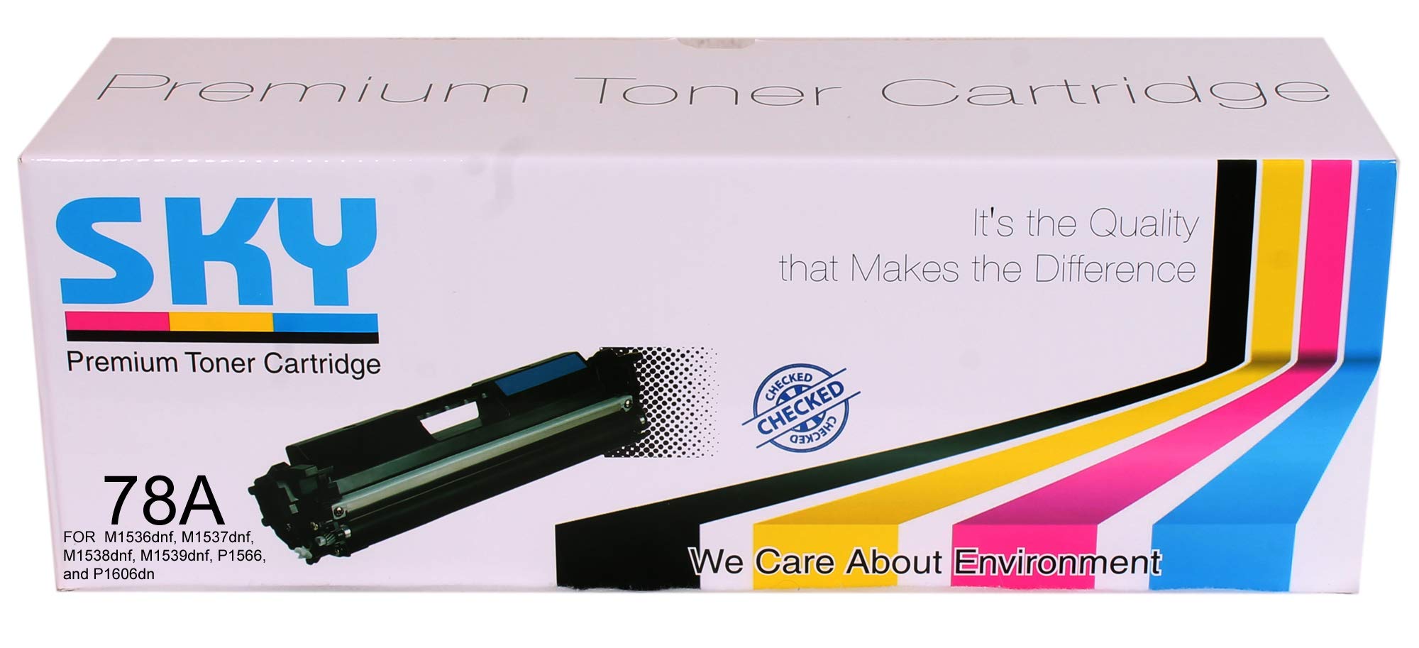 Sky78A Toner Cartridge for LaserJet Pro M1536dnf, M1537dnf, M1538dnf, M1539dnf, P1566, and P1606dn