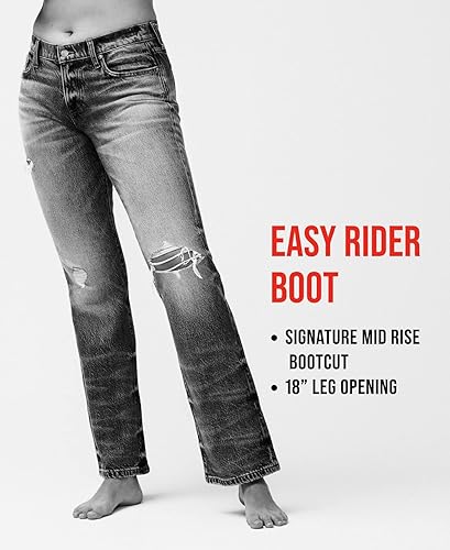 Miniatura 6 de Lucky Brand Jeans de tiro medio Easy Rider Bootcut para mujer