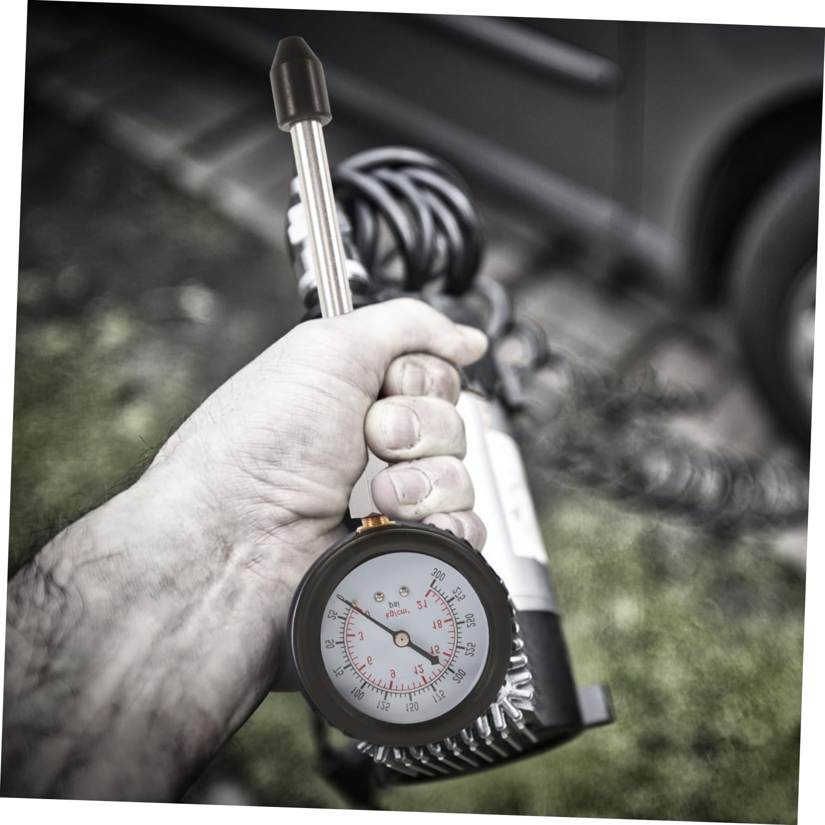 Gatuida 1set Tester Di Compressione Per Motori Benzina e Strumento Di Misura Per Cilindri Con Cassa Di Trasporto Alta Durabilità e Facile Utilizzo