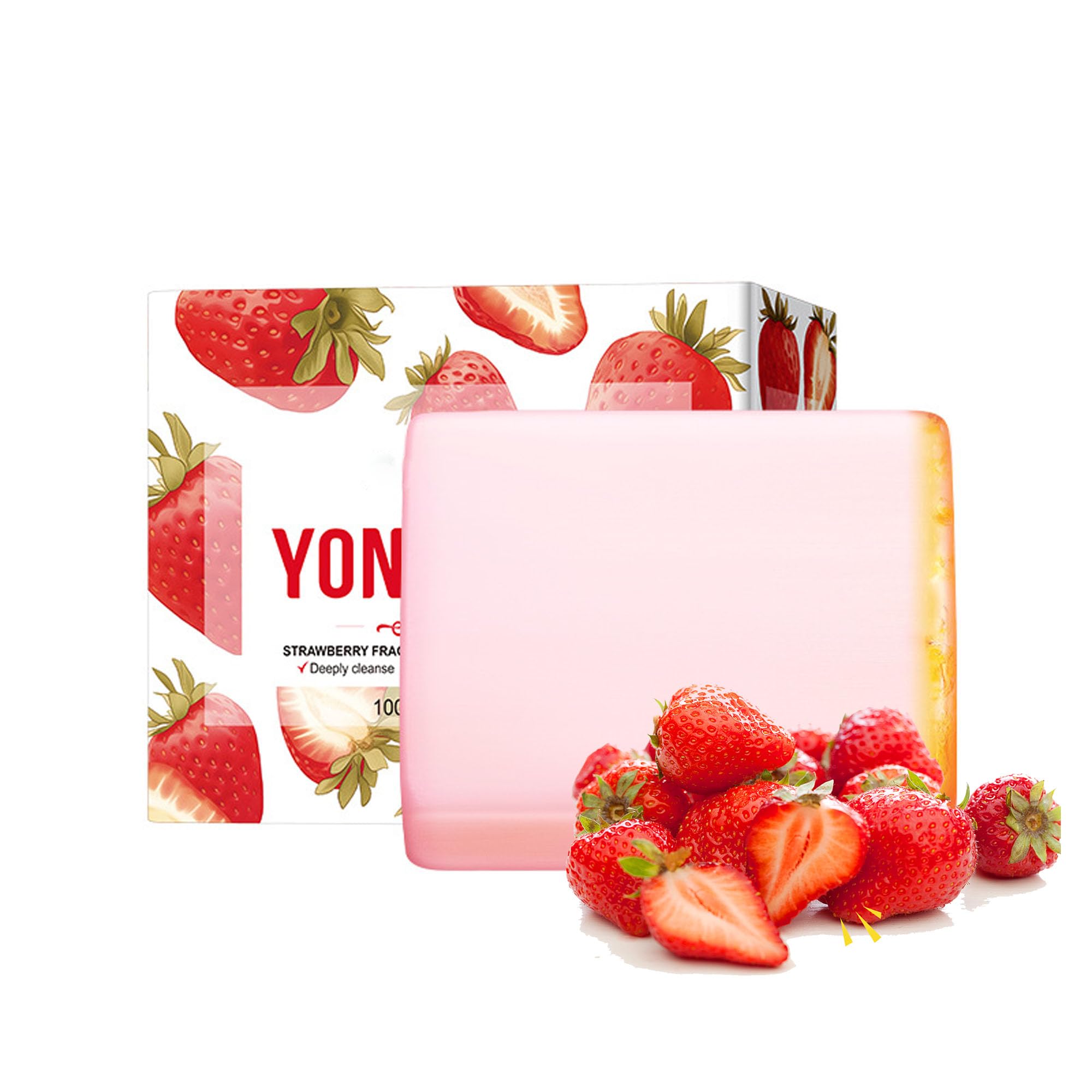 AKARY Natural Feminine Care Women Soap for pH Balance, Pure Natural Plant Extracted Essence, Moisturize & Soften, Odor Control & Hydration, Gentle Yet Effective for Daily Intimate Hygiene, Vegan, Pink