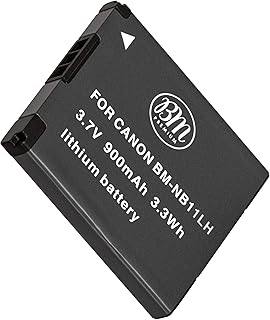 BM Premium NB-11L, NB-11LH Battery for Canon PowerShot Elph 110, Elph 130, Elph 135 IS, Elph 140 IS, Elph 150 IS, Elph 160, Elph 170 IS, Elph 180, Elph 190 IS, Elph 320 HS, Elph 340 HS, Elph 350 HS, Elph 360 HS, A2300 IS, A2400 IS, A2600 IS, A3400 IS, A4000 IS, SX400 IS, SX410 IS, SX420 IS Digital Camera