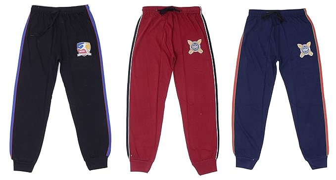 SOFTONE Boys Printed Track Pants Cotton Hosiery Printed Payjama Lower for Boys and Kids, Relax Fit, Multicolor Tiger Rib Random Colour