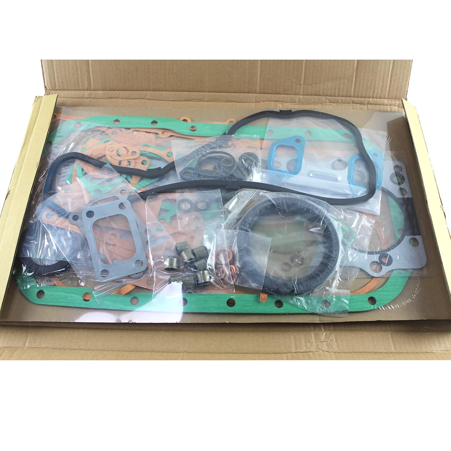 4BD2 4BD2T Engine Gasket Kit Full Gasket Set with Head Gasket for Isuzu 4BD2 4BD2T 3.9L Diesel Engine 92-98 NPR NKR NHR NQR W-Series Truck Engine Repair Aftermarket Parts