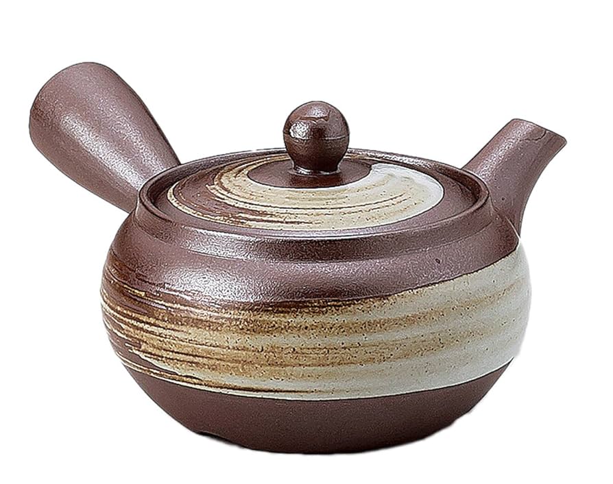 茶入 萬古焼 Amazon.co.jp: Gold five 萬古焼 白はけめ2号平型 急須 (茶こし