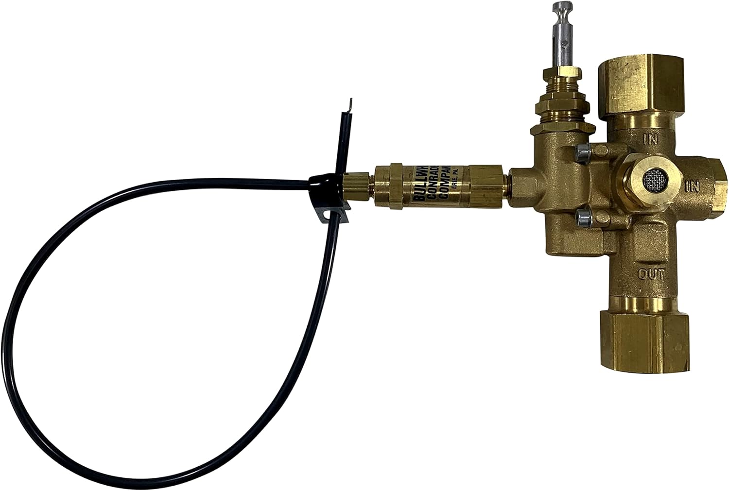 3/4" Female NPT Inlet/Outlet, Unloader Pilot Check Valve, plus Throttle Control Cable for 6.5HP MAX Gas air Compressors (140-175 PSI, Valve ONLY, Throttle Control Cable NOT Included)