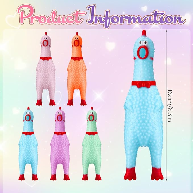 Libima 150 Piezas de Goma de 16 cm para Perros - Sonoras miniatura 3