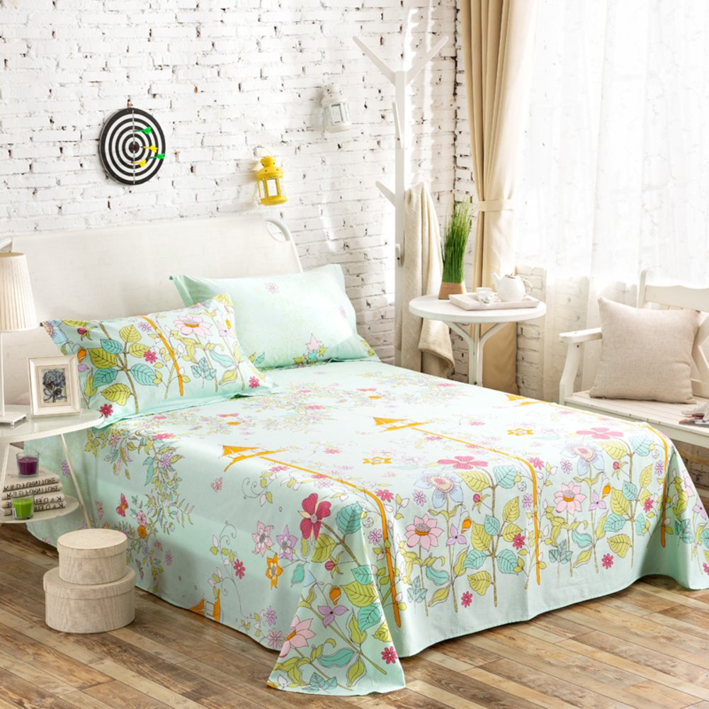 Draps en coton supérieur 200x230cm au tissage doux et résistant