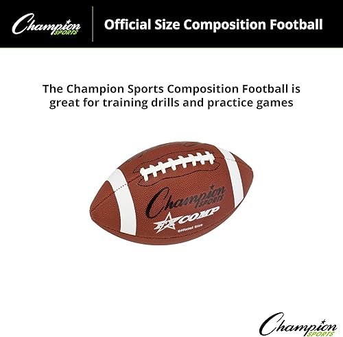 Miniatura 2 de Champion Sports Fútbol oficial de la serie Comp (marrón)