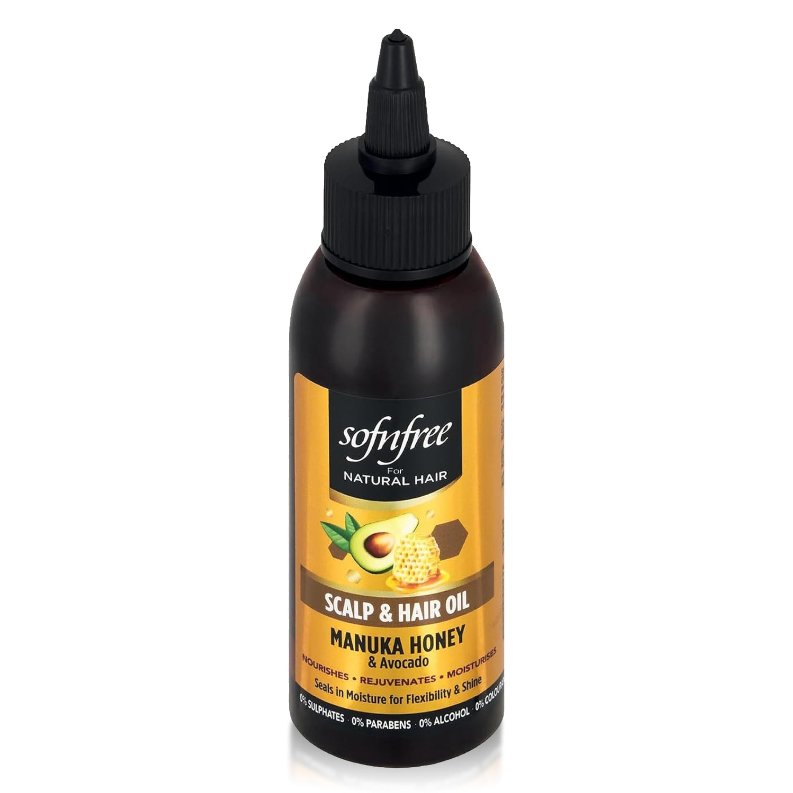Sofn’free Hair & Dry Scalp Oil with Manuka Honey & Avocado - 3.38 fl oz