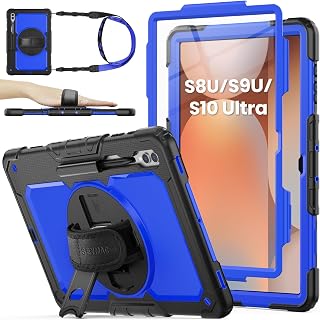 SEYMAC stock Hülle für Samsung Galaxy Tab S10 Ultra/S9 Ultra/S8 Ultra