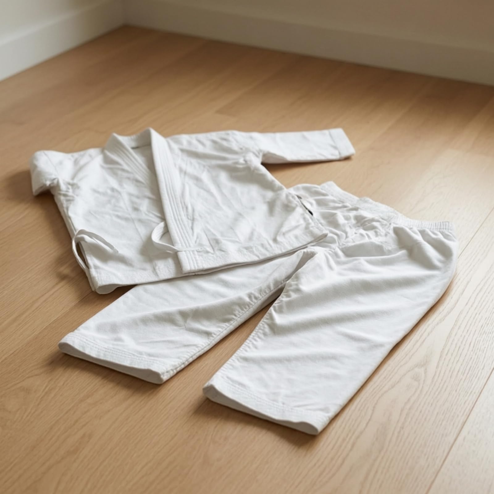 Qianly Traje con Cinturón Ligero Uniforme con Cinturón Cómodo Indumentaria para para Principians, Estudians, Entrenamiento,