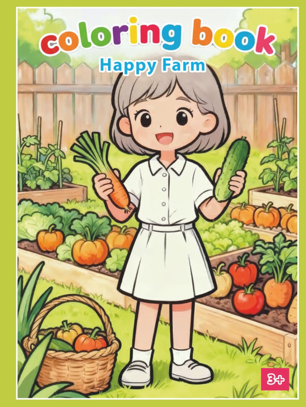 coloring book: Happy Farm