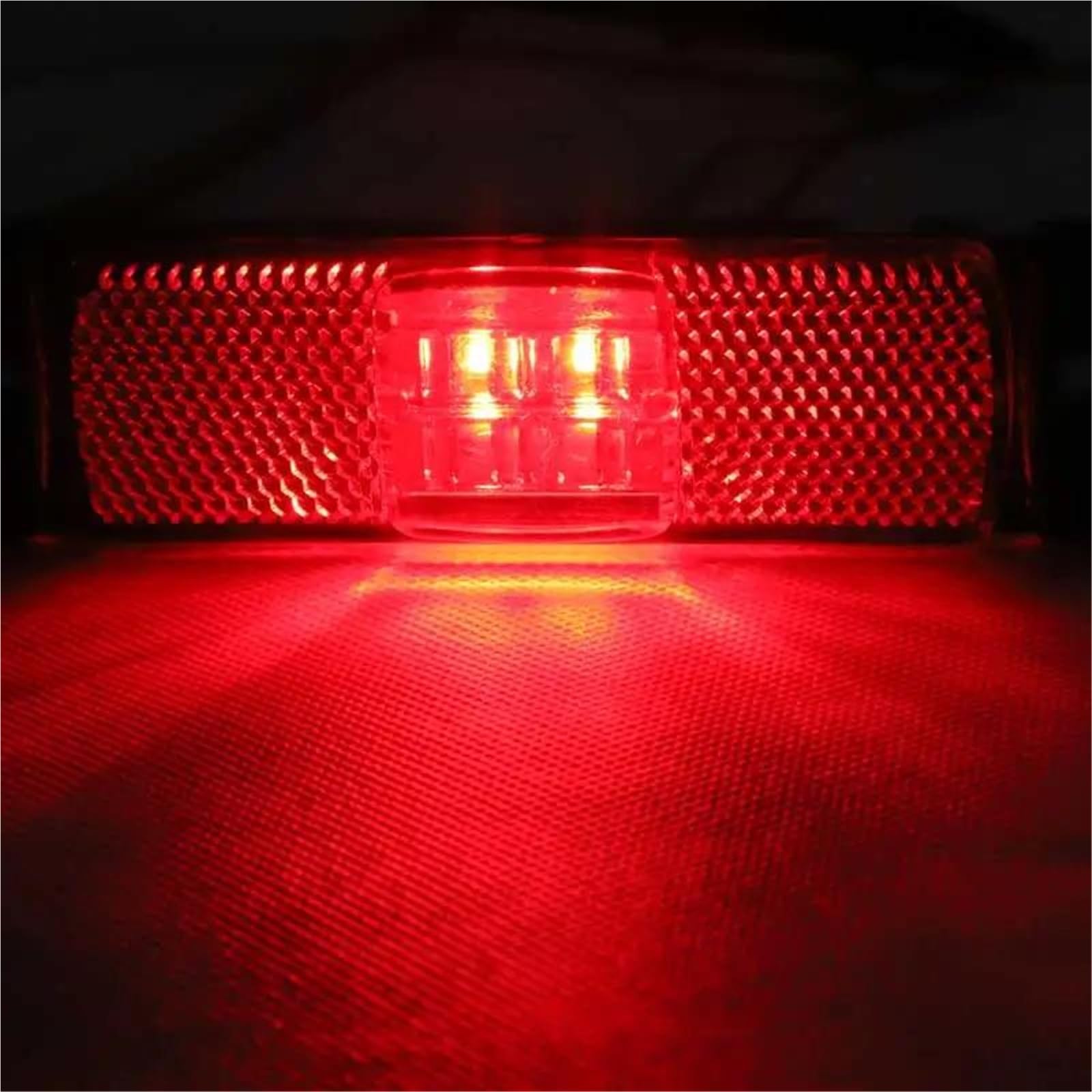 Freccia Auto LED Luci Posizione Laterali Indicatore Ingombro Luce Segnalazione Per Camion Rimorchio Furgone Pick-up Barca Indicatore Laterale(10pcs Red)