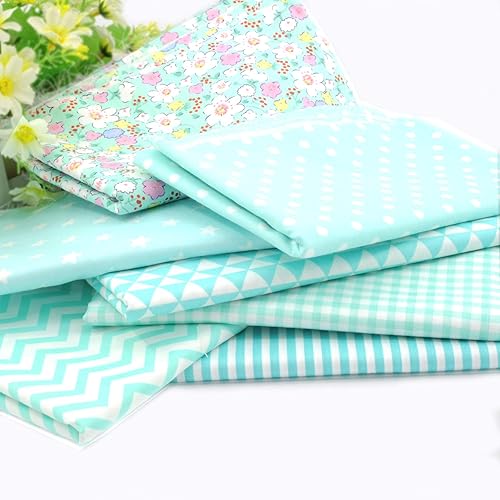 Miniatura 2 de Paquete de tela gruesa de algodón precortada, tela de sarga de algodón estampada, paquete de tela para manualidades, cuadrados para costura,