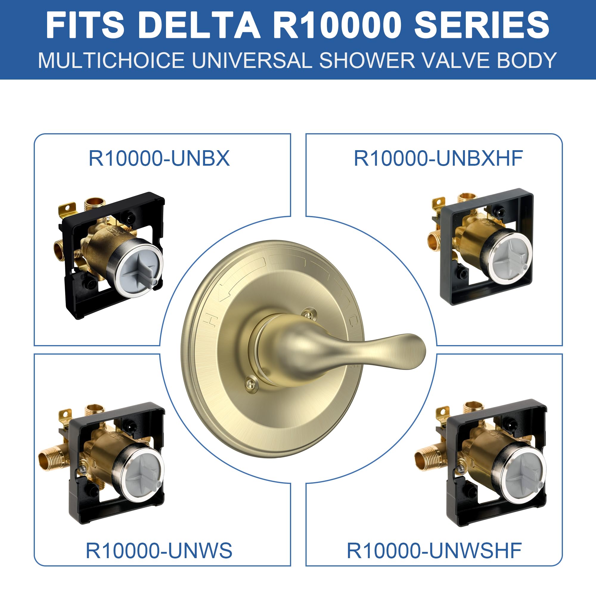 Replacement for Delta Faucet Classic 13 Series SingleFunction Shower