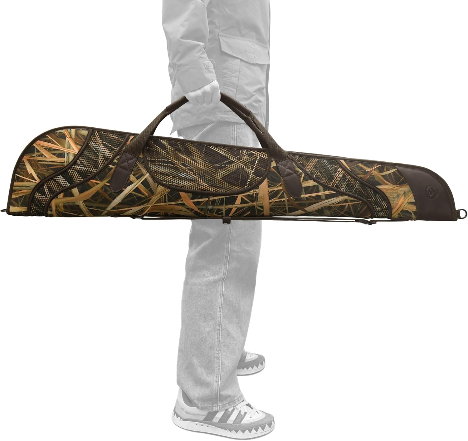 WAYNE'S DOG 44" / 56" Soft Gun Case for Scoped Rifle & Shotgun, Camouflage Gun Storage Bag for Bolt-Action Rifles, Break-Action Shotguns