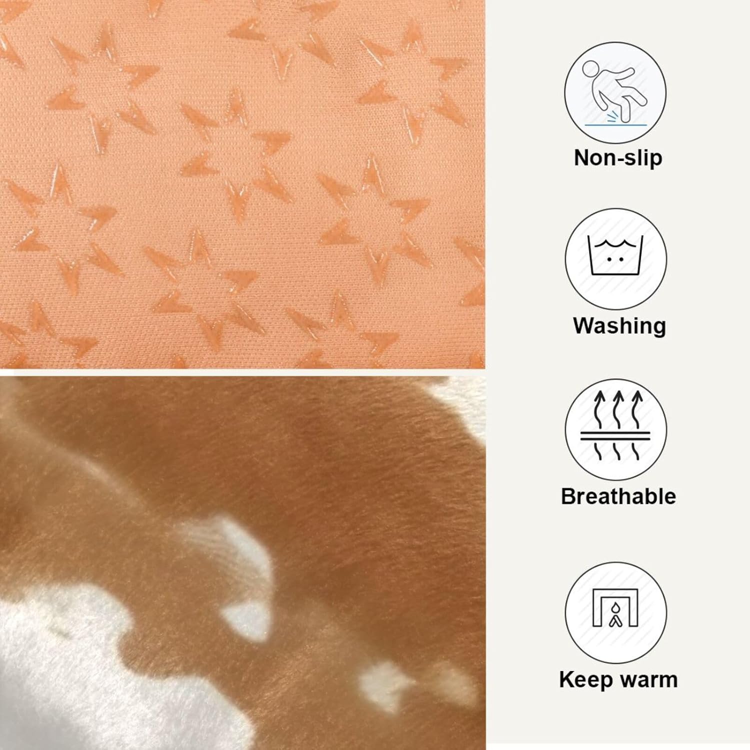 review Cow Print Pet Bed Mat, Non-Slip Washable Pee Pads Soft Comfortable Dog Bed Mat for Floor Living Room Sofa 24 X 18 Inch