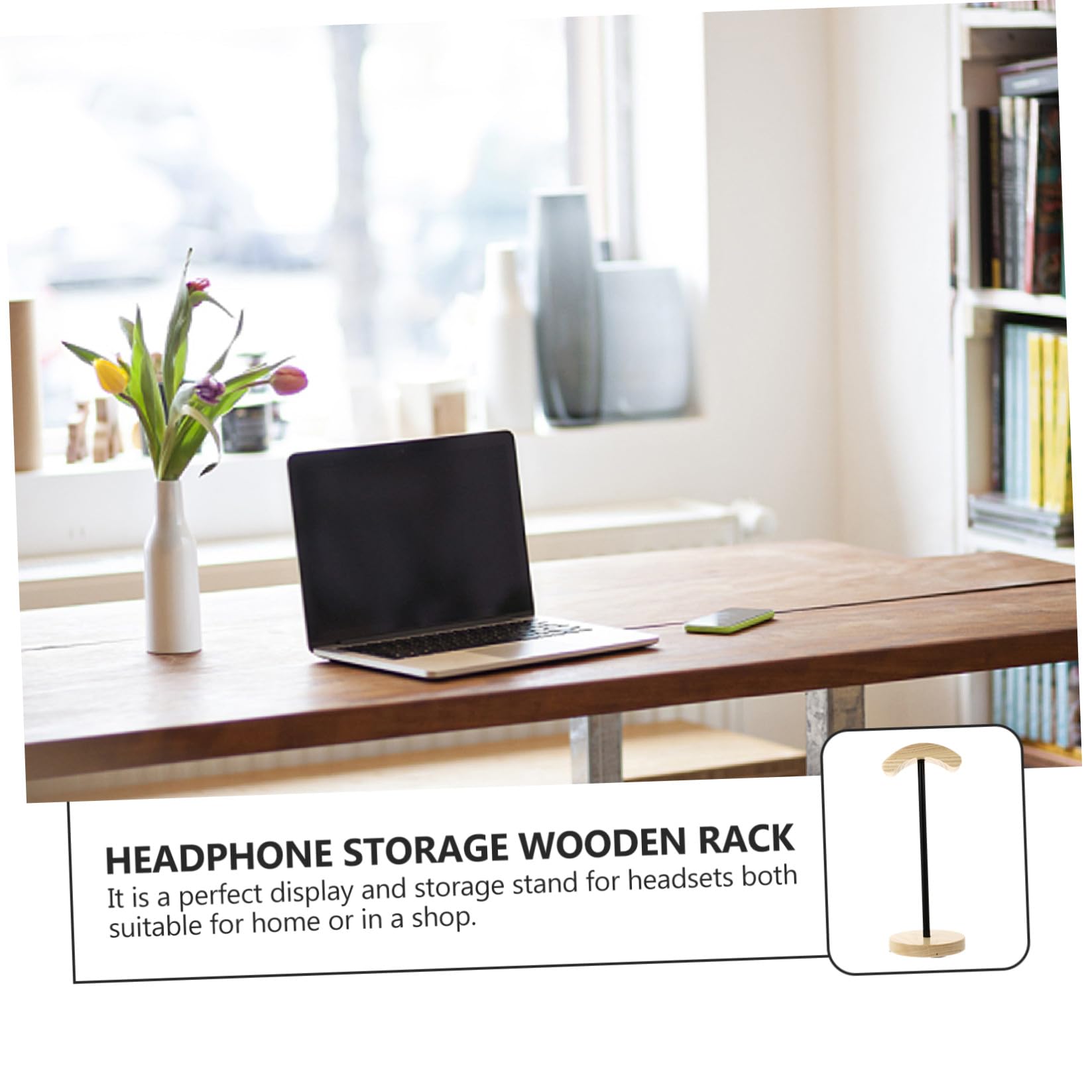 VILLCASE Soporte de Auriculares para Gaming y Escritorio Organizador de Auriculares Durable y Estable para Cafés Habitaciones de Estudio
