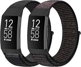 Runostrich Nylon Strap Compatible with Fitbit Charge 4/Charge 3/SE, Soft Replacement Strap, Breathable Sports Strap with Watch Straps for Men and Women