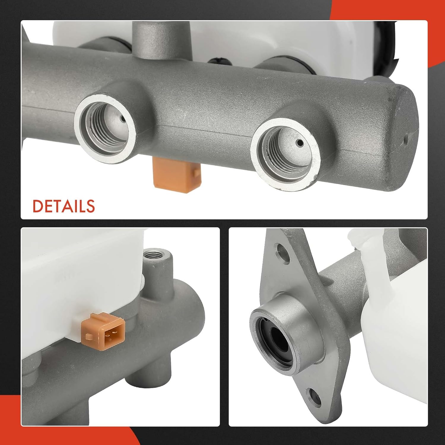 A-Premium Brake Master Cylinder with Reservoir and Sensor Compatible with Hyundai Vehicles - Santa Fe 2001 2002 2003 2004 2005