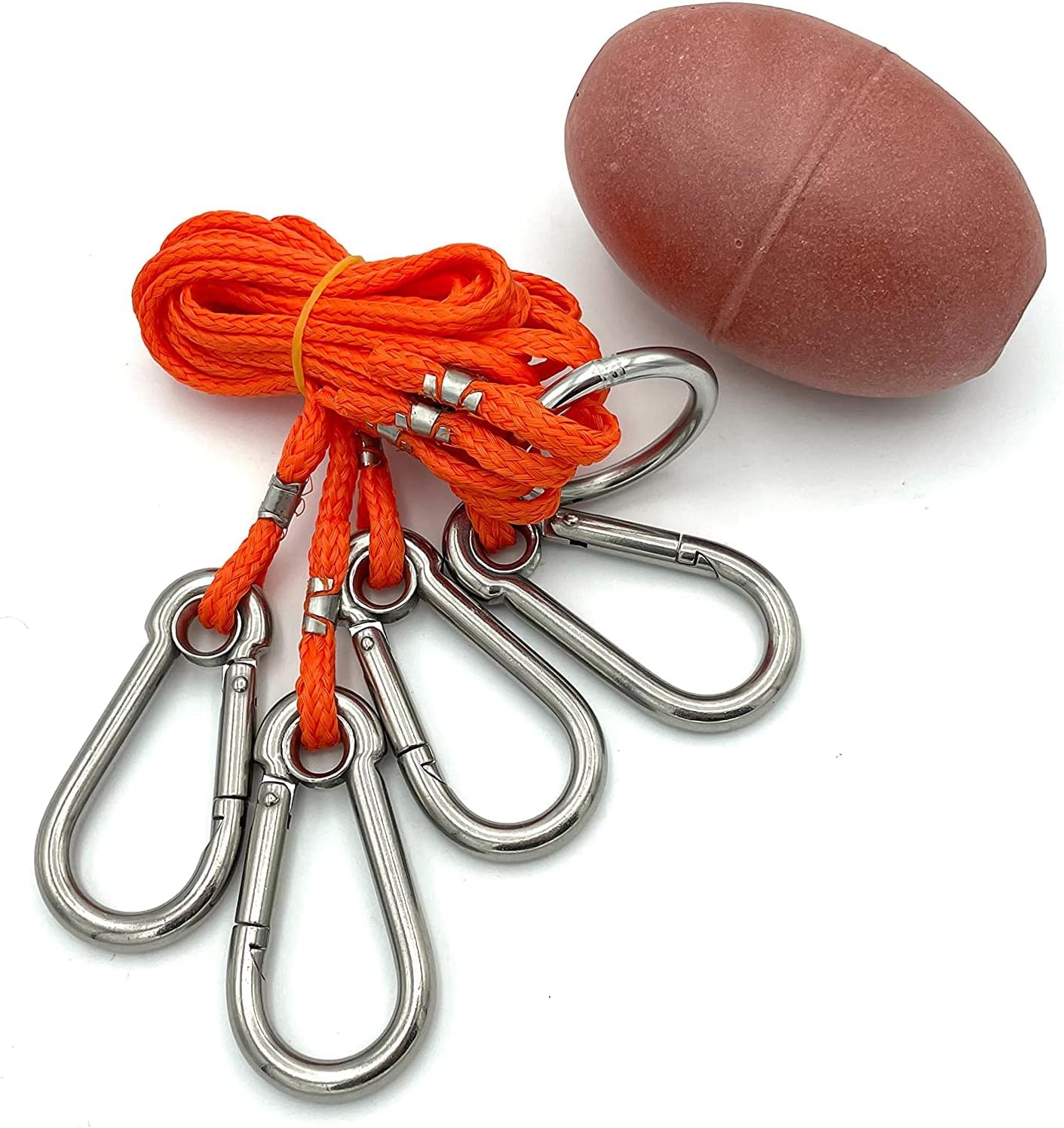 AirFly 4 Arm Harness for Crab Trap with 304 Stainless Steel Hooks and Buoy Float, Combo, Designed in San Francisco, USA