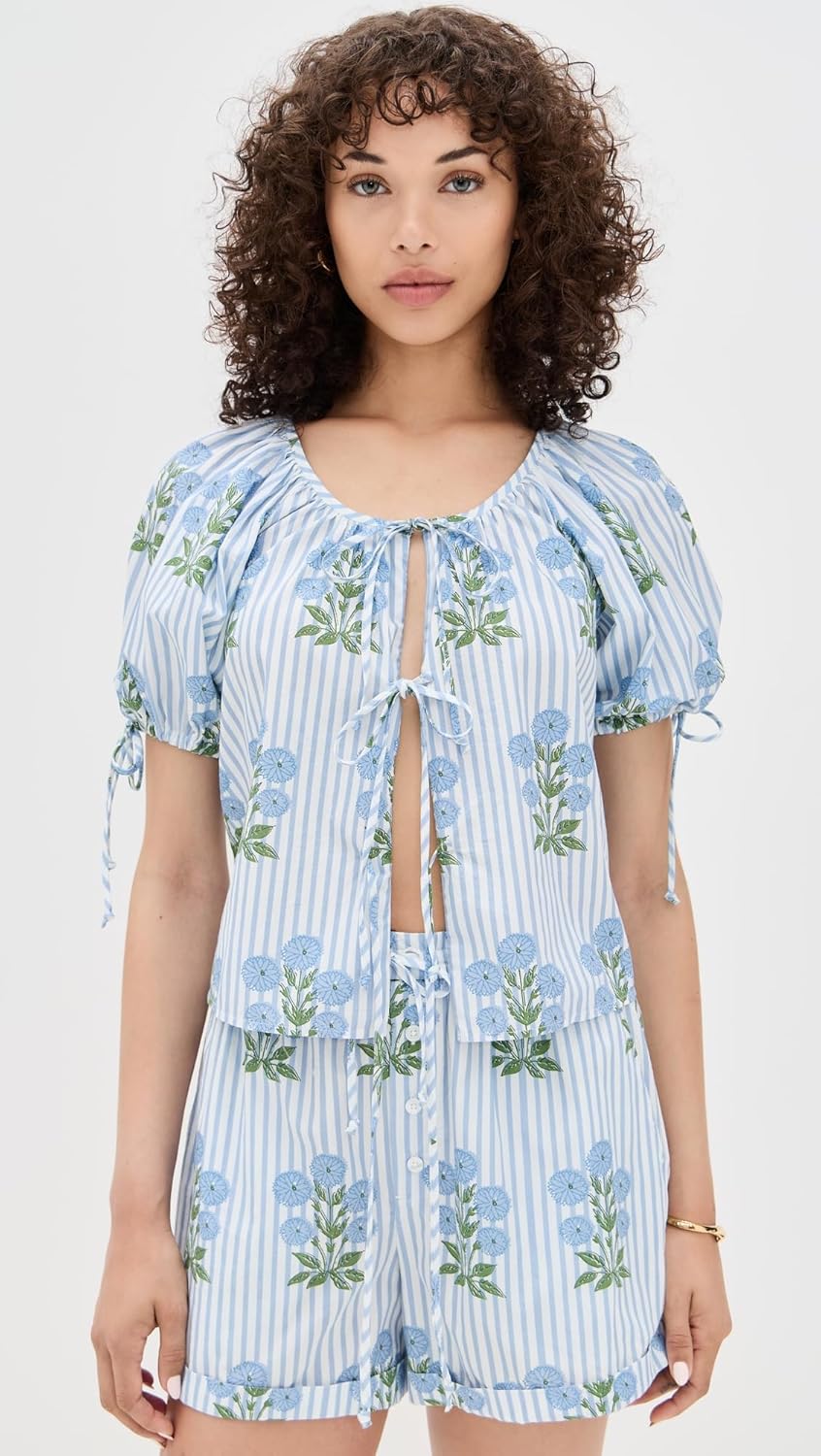 Saylor Women's Rheese Block Print Top - Image 2