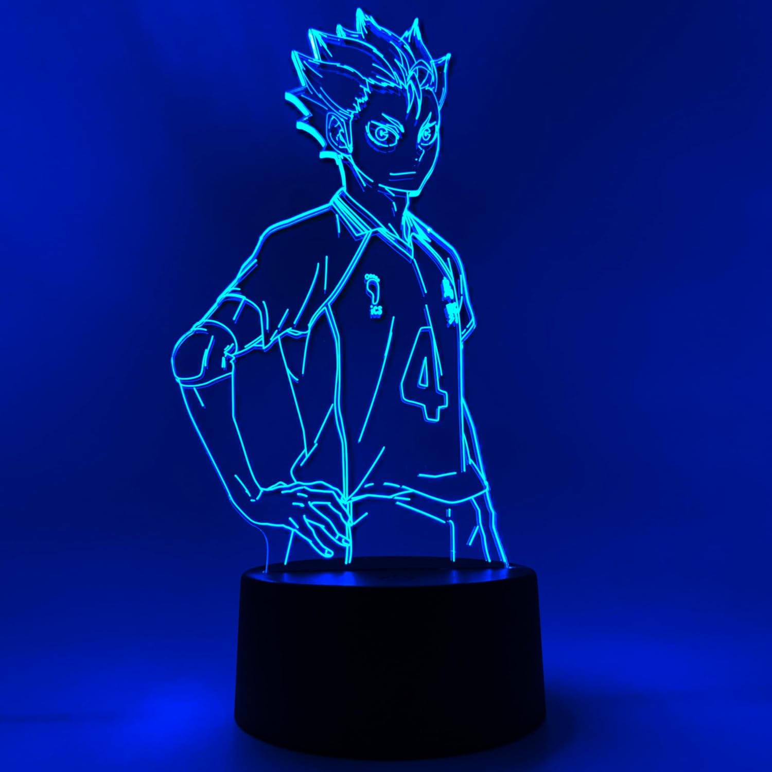 Otaku Lamps Haikyu - Nishinoya Anime Night Light, 16 Color RGB LED – Gift for Otaku