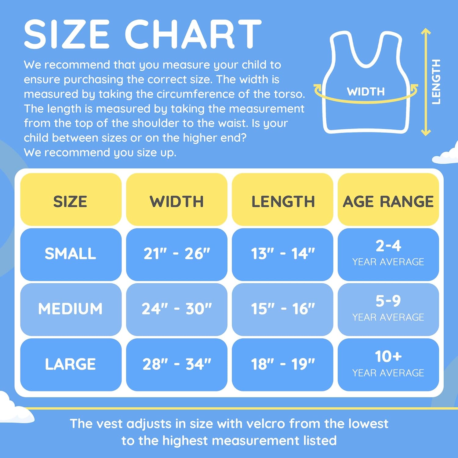 Weighted Compression Vest for Kids – Adjustable Sensory Vest with Removable Weights – Breathable Mesh Lining – Comfortable Fit for Home and Classroom