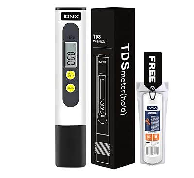 IONX® Imported Digital TDS Meter for Water Quality Tester | High Accuracy | Multipurpose | Dissolved Solids | Titanium A