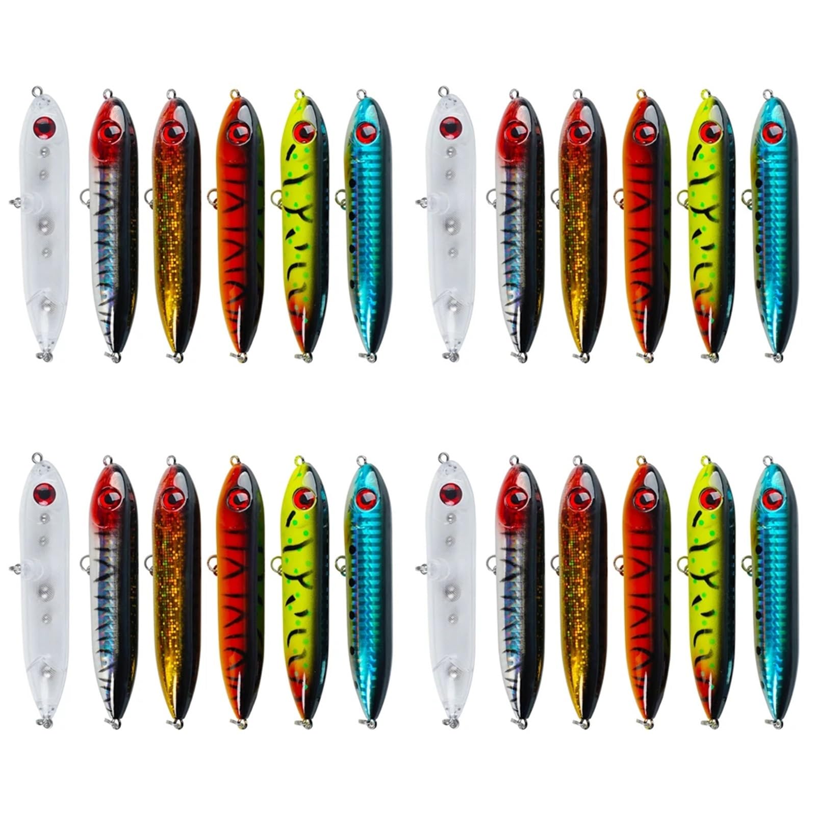 12 Stücke/24 Stücke Wels Rasseln Linie Float Köder Topwater Wels Boje schwimmenden Köder