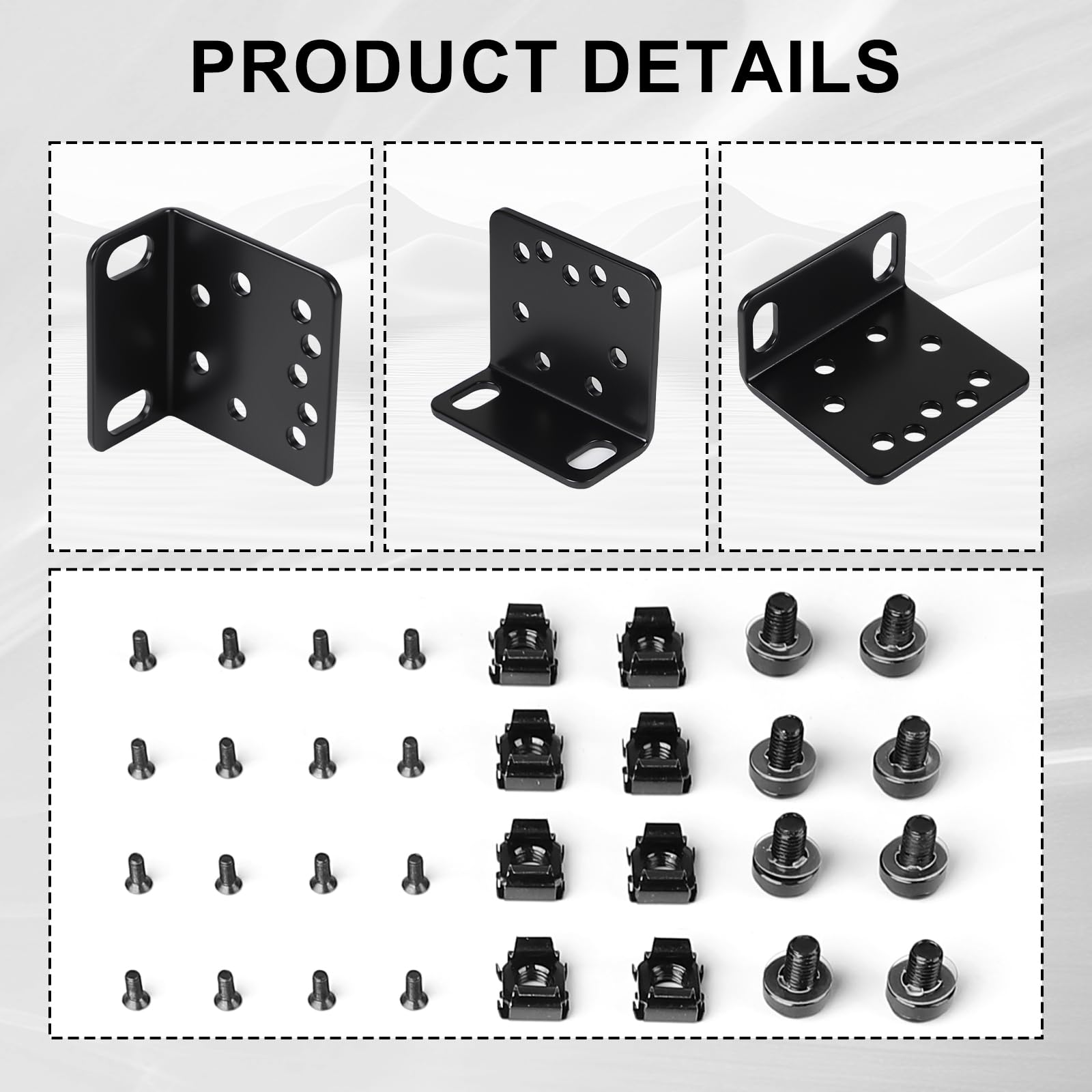 LALAGO Rack Ear Kit per Switch con Montaggio su Rack TP-Link 19" 1U Rack, Kit di Montaggio su Racks per TP-Link da 19" - Width Extender da 17,3 pollici a 19 pollici