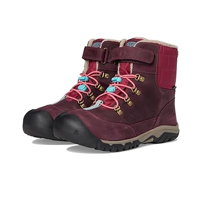 KEEN Kids Kanibou Waterproof (Little Kid/Big Kid) Kids Shoes Fig/Pink Lemonade