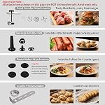 Stand Mixer, 8.5QT+ 6QT, Two Stainless Steel Bowls, Electric Food Mixer, 7 in 1, Multifunctional Kitchen Mixer with Dough Hook, Whisk, Meat Grinder,