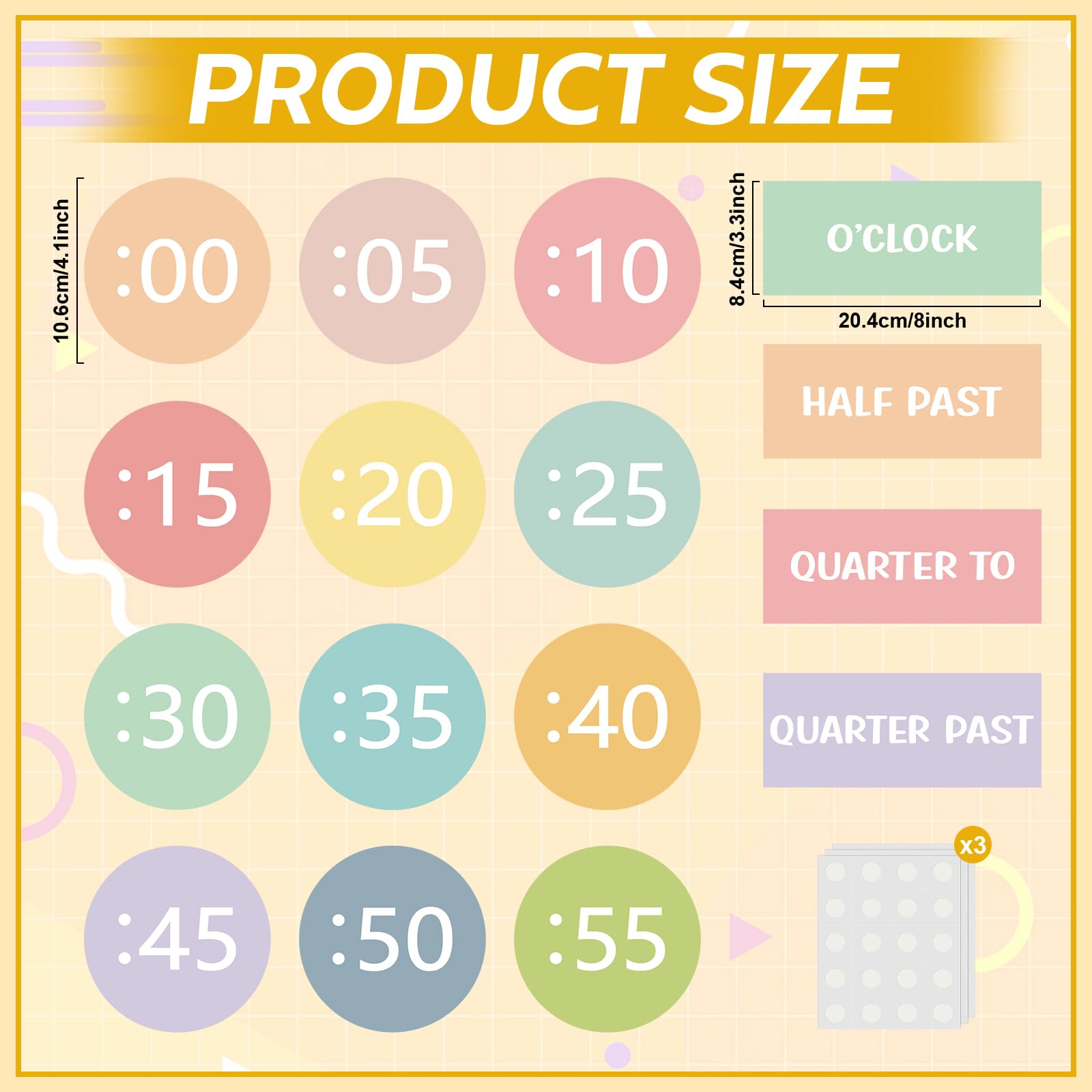 Uhr Zahlen Pinnwand Kits Telling Time Teaching Clock for Kids