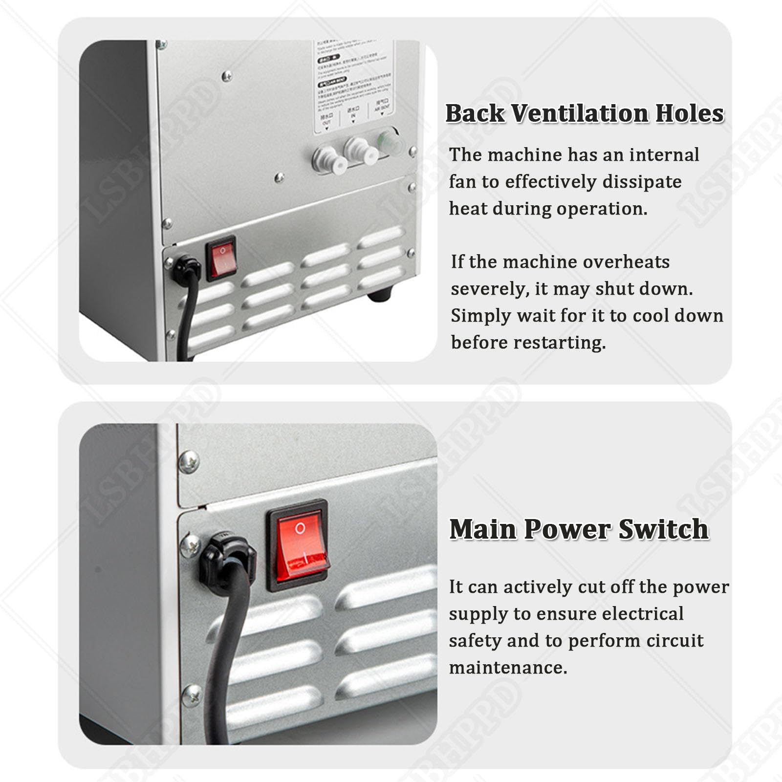Qiang Cuiseur à Nouilles Automatique en Libre-Service 2200W, 300 Bols Inclus, Écran Tactile, Contrôle Précis de Température, Anti-surchauffe, Idéal pour Hôtels, Buffets et Restaurants