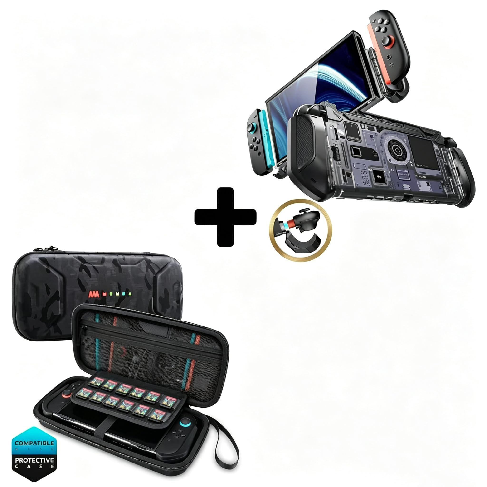 Mumba Save 6% to Buy Together Nintendo Switch 2 Case Circuit & Nintendo Switch 2 Plus Carrying Case