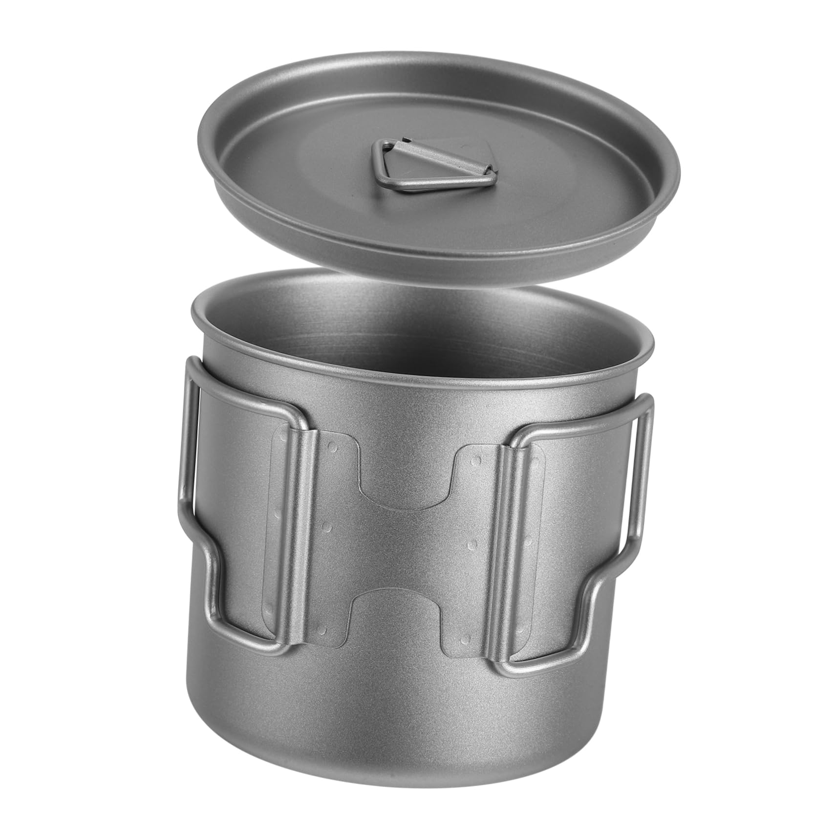 Tasse mit Faltbarem Griff Robuster Campingbecher aus für Outdoor Aktivitäten Wie Wandern Angeln und Deckel und Tragetasche