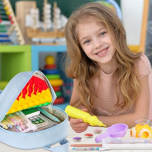 Miniatura 4 de SCIONE mochila pop (azul claro, L)