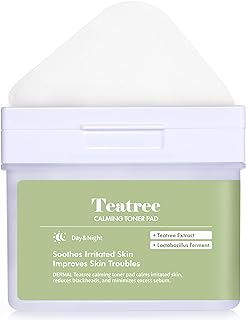 DERMAL Tea Tree - Almohadillas de tóner calma...