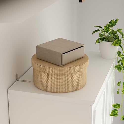 Miniatura 7 de WOODTIME Armario con barra para colgar, moderno armario de madera con 4 puertas enmarcadas y 3 estantes grandes, organizador de armario de