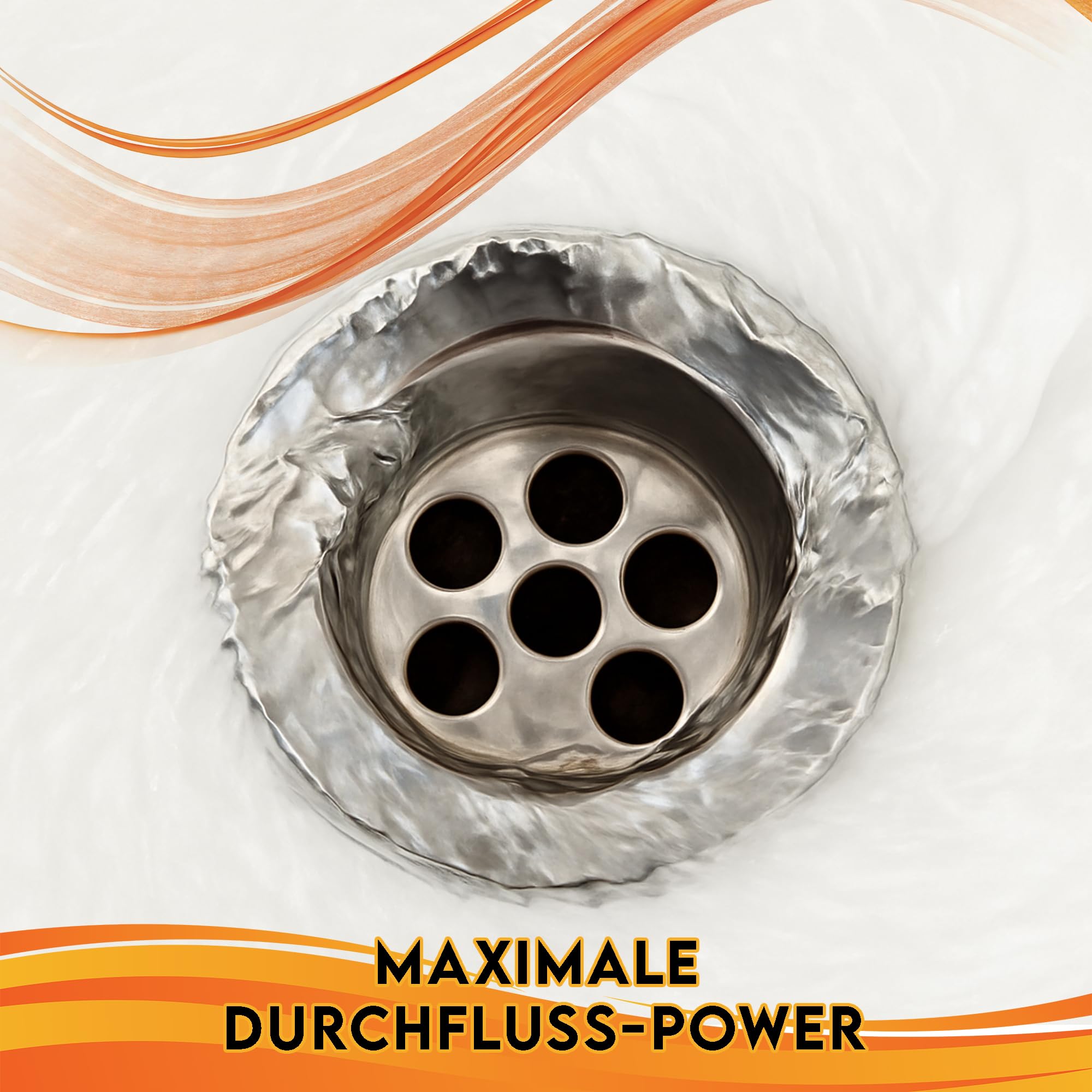 hausleben Abflussreiniger EXTRA STARK 6x1000ml – Rohrreiniger Power-Gel gegen Haare, Fett & Verstopfungen für Küche, Bad, Dusche und Abflussfrei