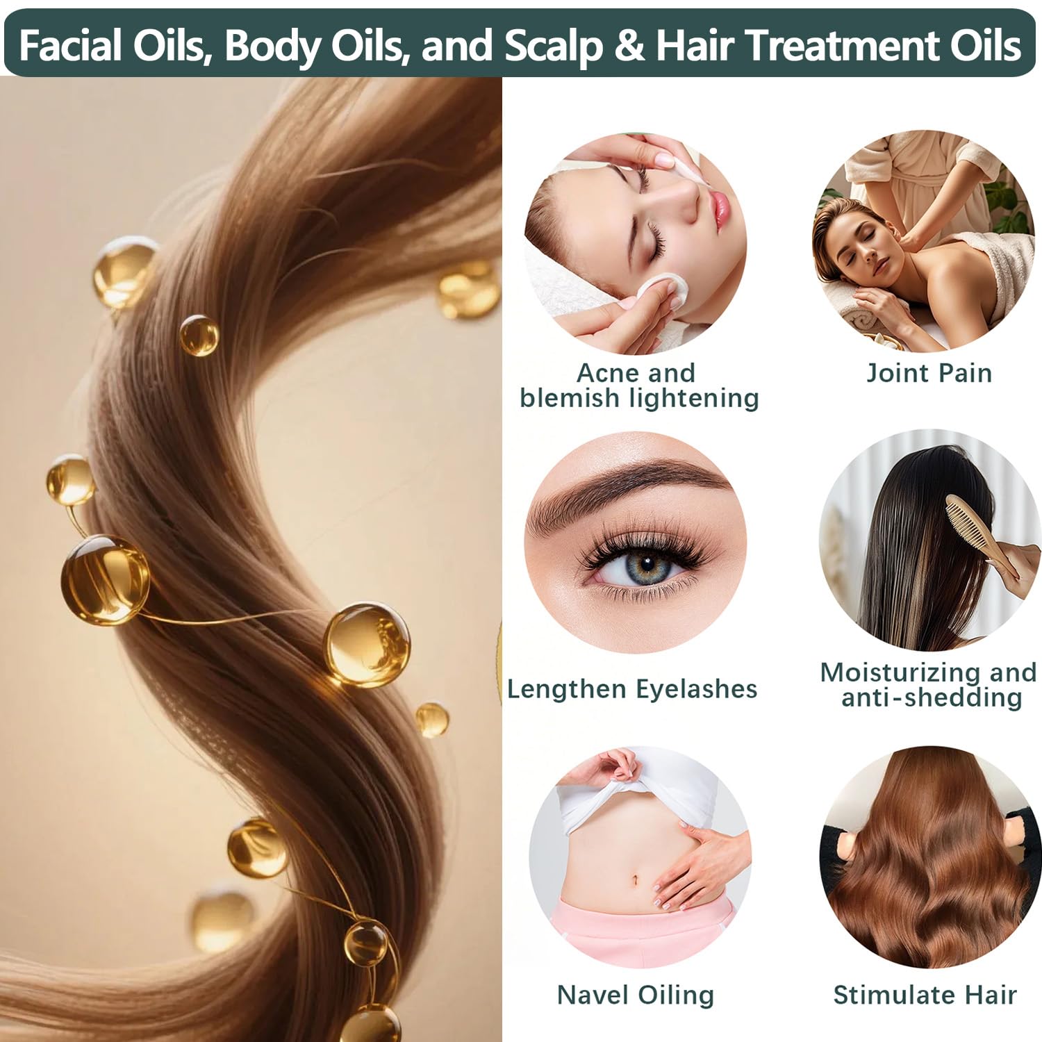 Castor Oil Organic Cold Pressed Unrefined Glass Bottle 100% Pure for Hair Growth Eyelashes Brows Castor Oil Packs, Natural Skin Moisturizer, USDA Certified Hexane Free Vegan 16 oz (473ml)